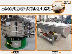 白砂糖適合用哪種自動篩分機進行篩分除雜？
